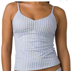 Prana | NWT Jess Reversible Tankini Top Army Spots & Stripes M